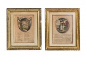 2PCS PAIR OF BROADSIDE BALLADS