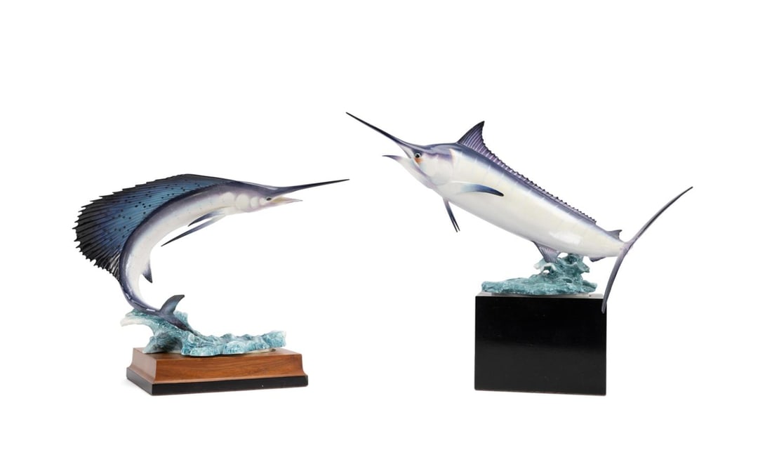 2PCS ROYAL WORCESTER SCULPTURES;