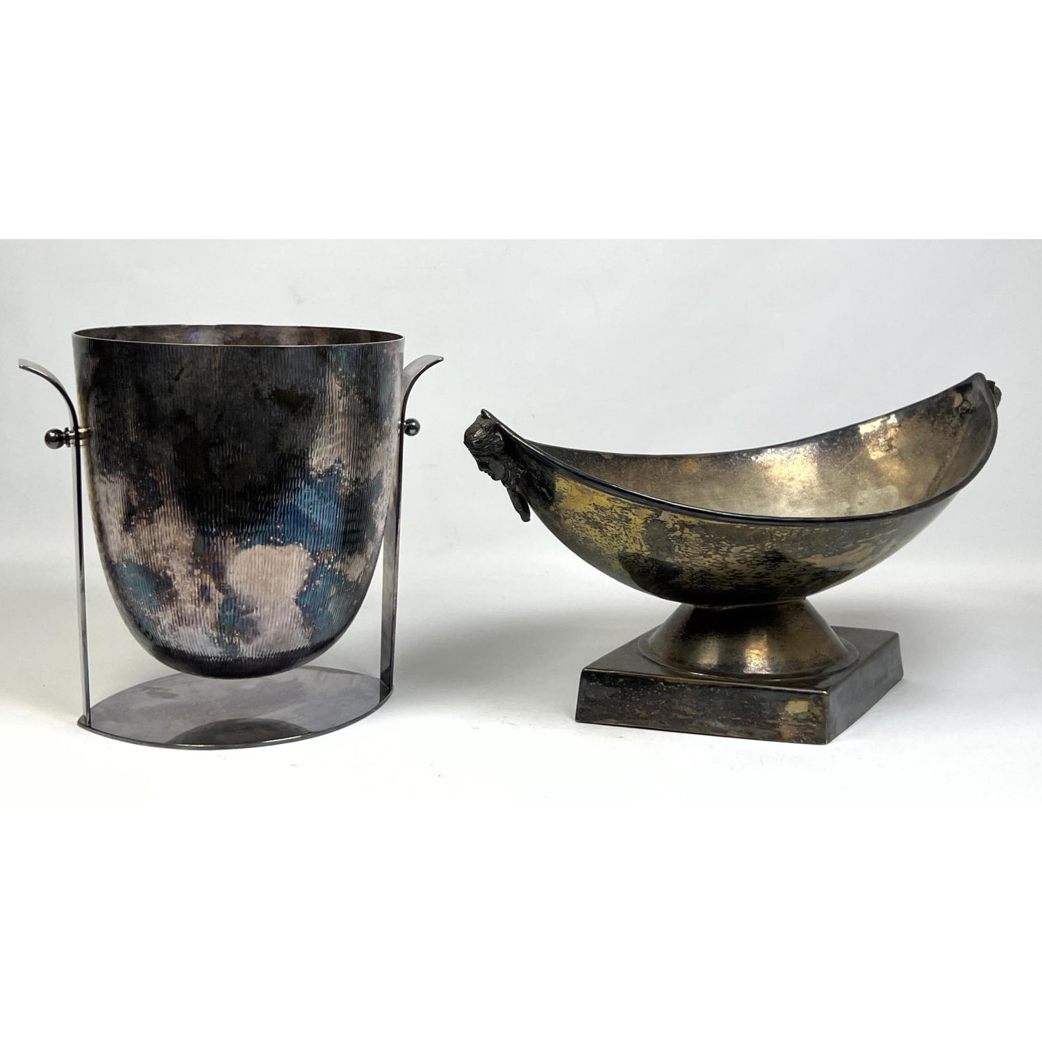 2pcs Silverplate. Zanetto Studio