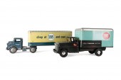 2PCS VINTAGE MARX TOY TRUCKS W