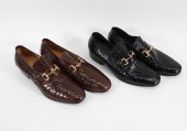 2PR BANISTER ALLIGATOR LEATHER