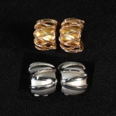 2PR CHARLES GARNIER 18K GOLD E
