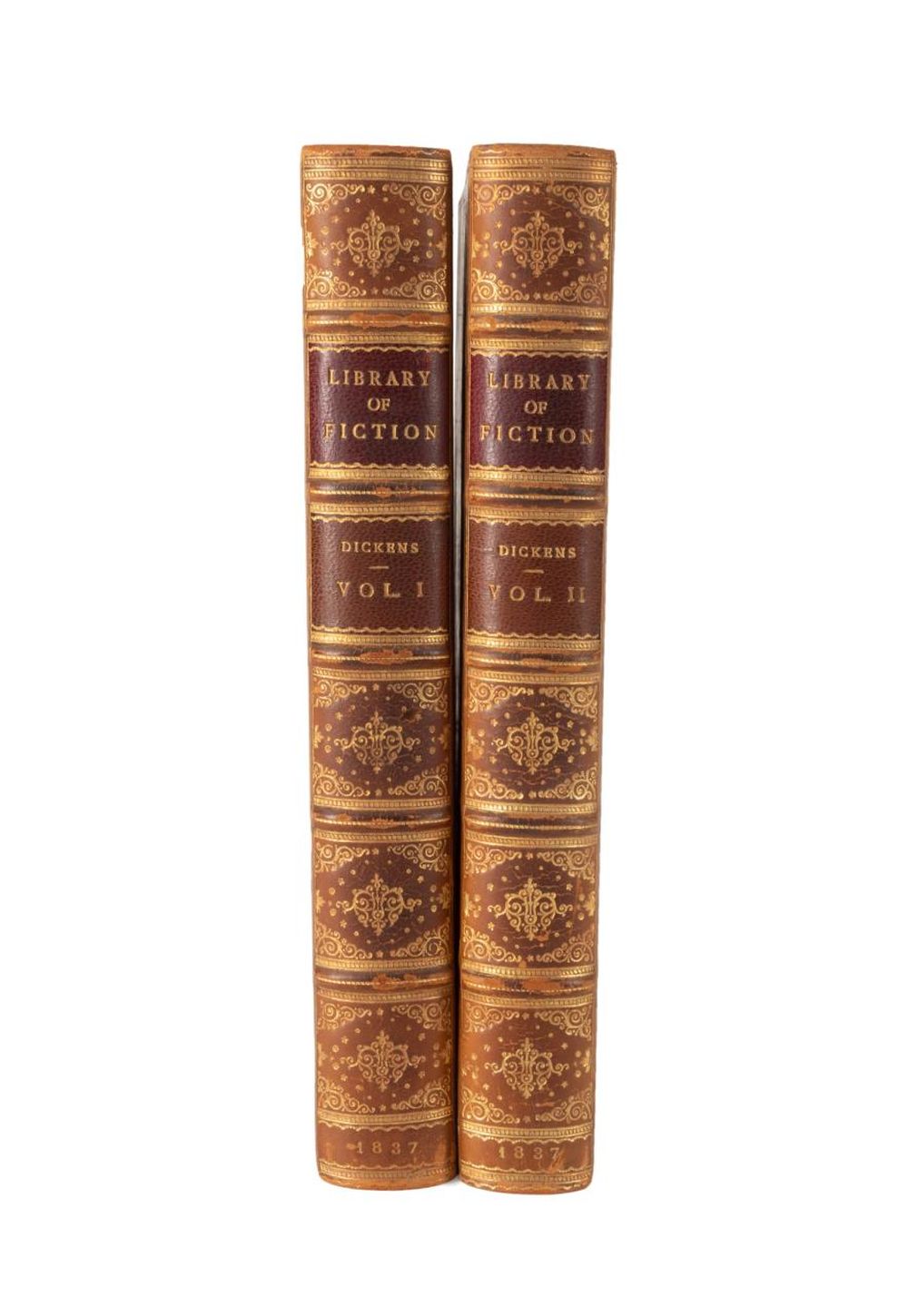 2VOL C. DICKENS LIBRARY OF