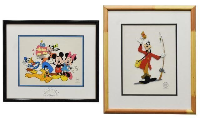 2)WALT DISNEY GOOFY, MICKEY &