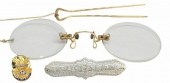 (3) 10KT GOLD SCRAP BAR PIN, P