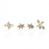 (3) 14K yellow gold rings and