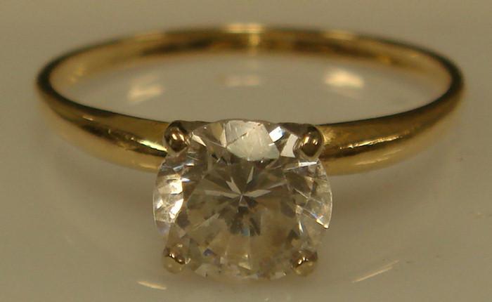 (3) 14K YG Engagement Rings with