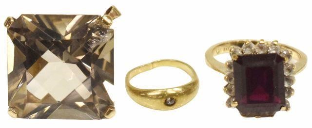 (3) 14KT & 10KT GOLD SCRAP