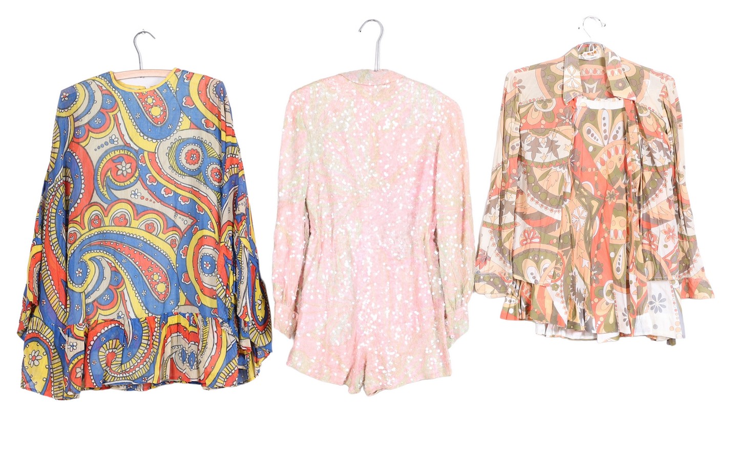 (3) 1960's Garments to include pink