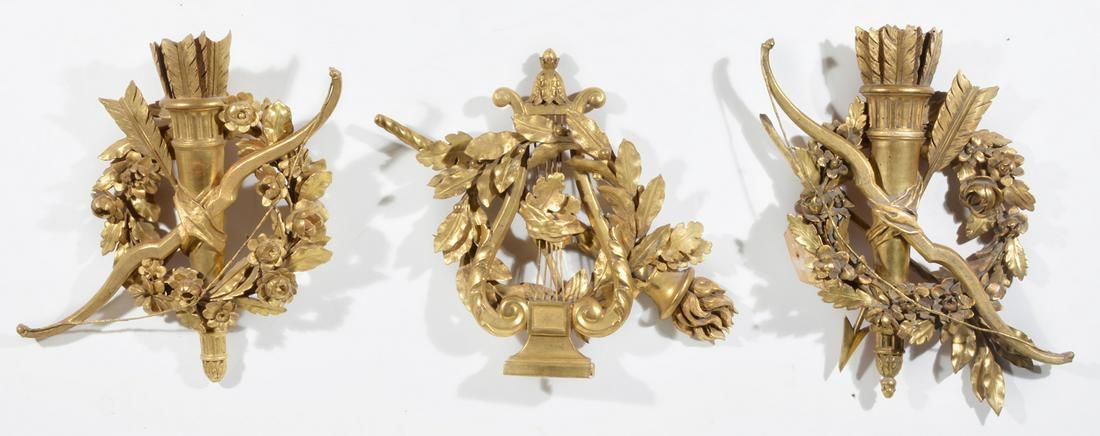 (3) 19TH C FLORENTINE GILTWOOD