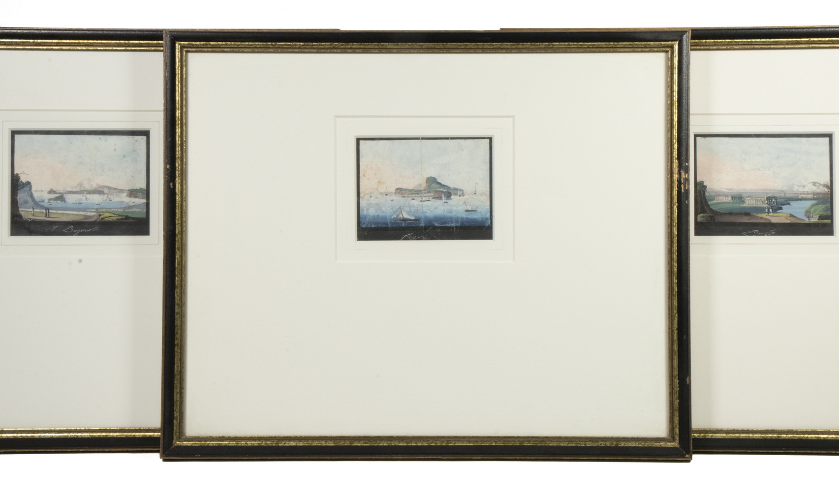 (3) 19TH C. FRAMED MINIATURE