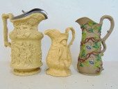 3 19TH CENTURY PITCHERS, TAM O