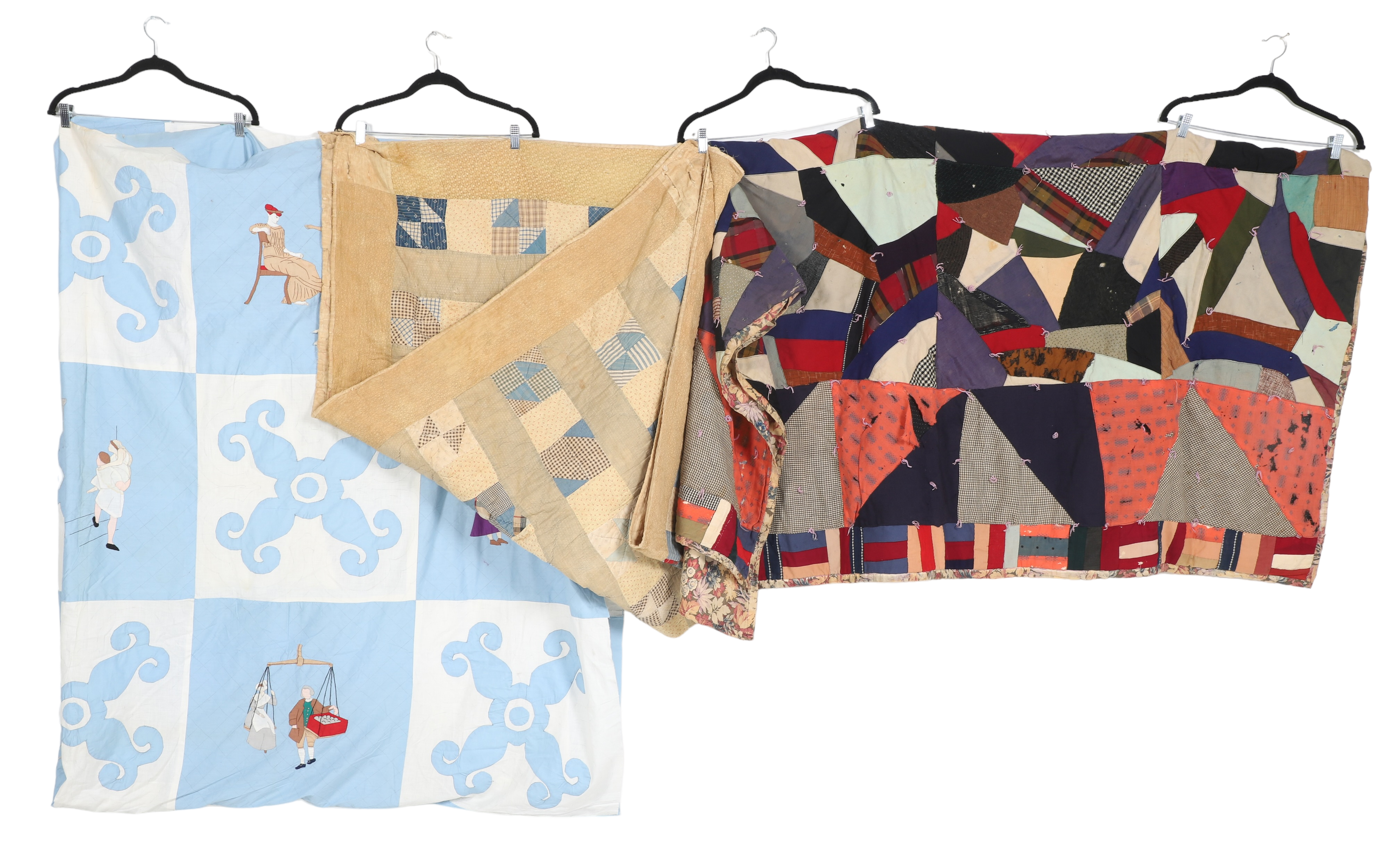 (3) 19th/20th C Quilts (3)