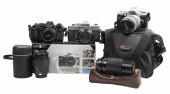 (3) 35mm cameras & accessories