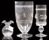 (3) ABIGAILS GLASS HURRICANES