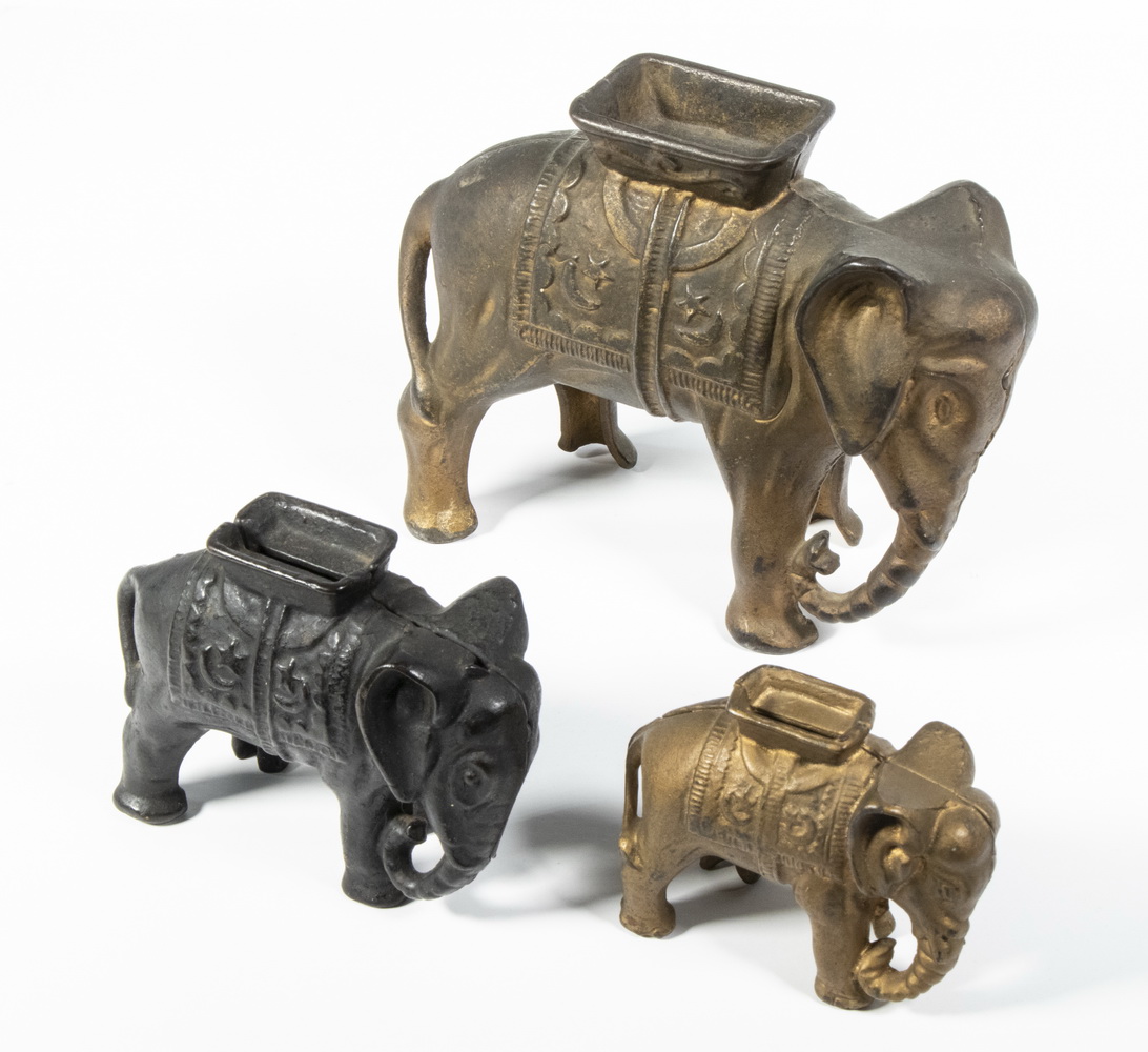(3) A.C. WILLIAMS ELEPHANTS WITH