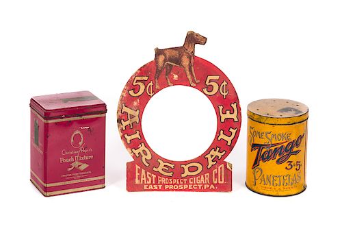 3 ADVERTISING TINS CHRISTIAN