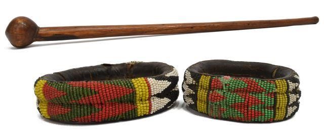 (3) AFRICAN HARDWOOD KNOBKERRIE &