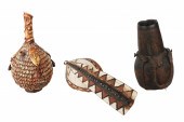 (3) African items, c/o Lega go