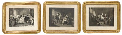 (3) AFTER LUDOVICO RUBIO ENGRAVINGS