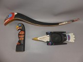 3 ALASKAN NATIVE AMERICAN CARV
