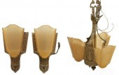 (3) AMERICAN ART DECO MOE BRID