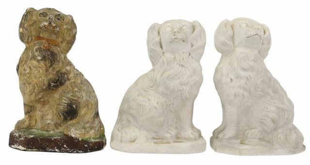 (3) AMERICAN CHALKWARE SPANIEL