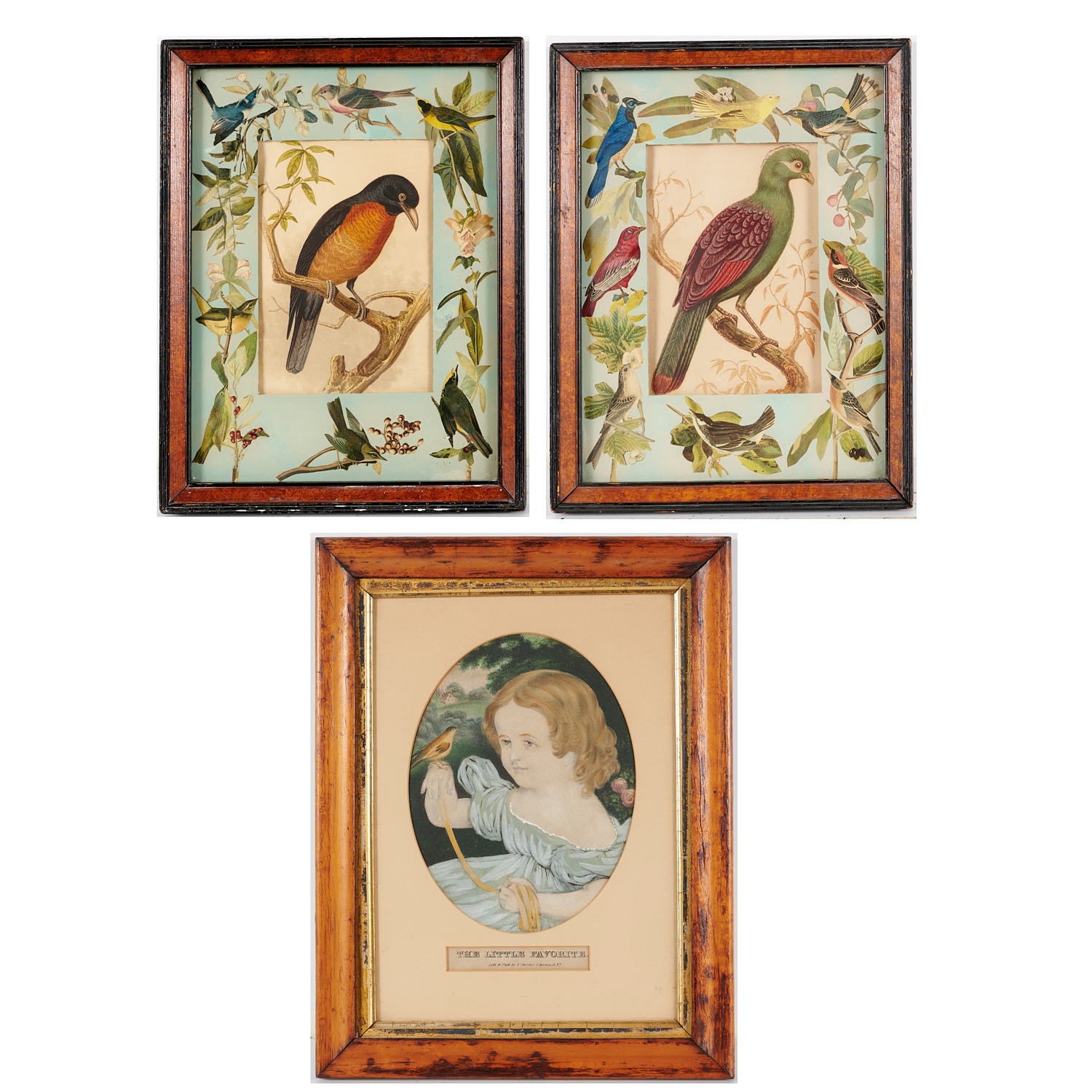 (3) AMERICAN DECORATIVE LITHOGRAPHS