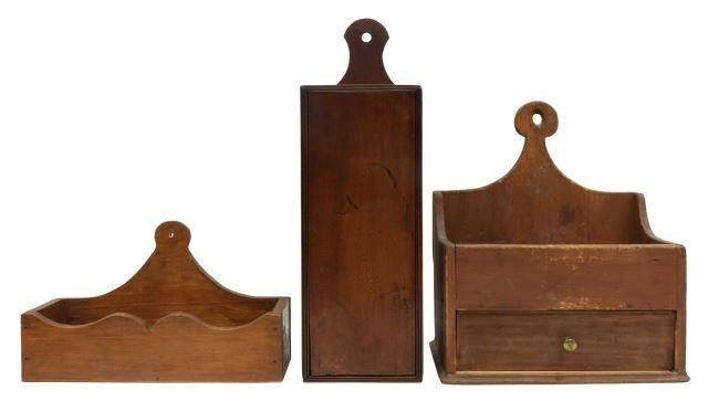 3) AMERICAN HANGING CANDLE BOXES,