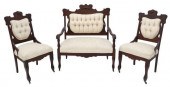 (3) AMERICAN VICTORIAN UPHOLST