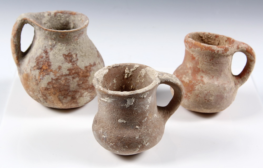 (3) ANCIENT VESSELS - Three Small