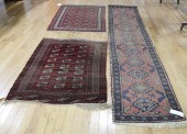3 ANTIQUE AND FINELY HAND WOVE