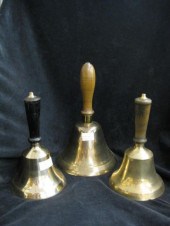 3 Antique Brass Schoolmaster's
