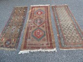 3 ANTIQUE CAMEL HAIR RUNNERSLo