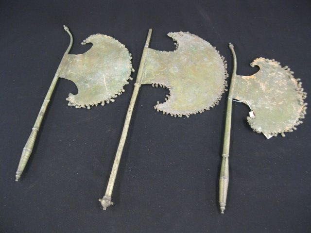 3 Antique Ceremonial ''Axes''