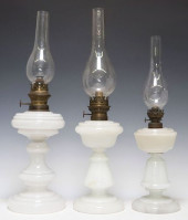 (3) ANTIQUE CONTINENTAL OPALIN