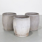 (3) ANTIQUE ENGLISH GALVANIZED