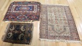 3 ANTIQUE & FINELY HAND WOVEN