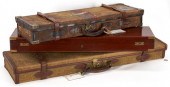 3 ANTIQUE GUN CASES INCL. WEST