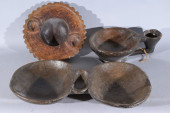 (3) ANTIQUE IFUGAO WOODEN FOOD