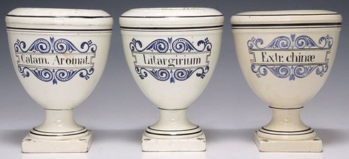 (3) ANTIQUE ITALIAN CREAMWARE