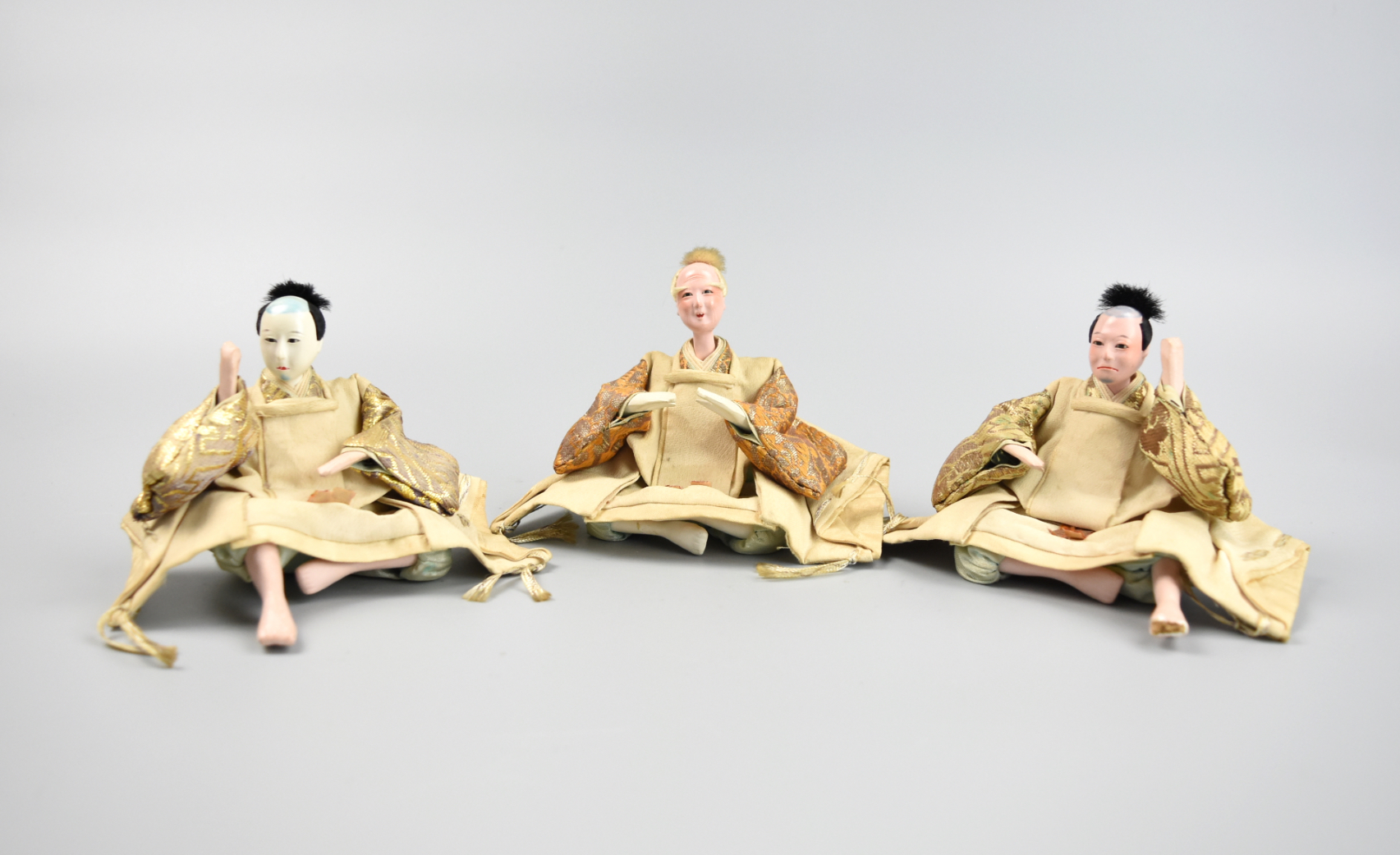3 ANTIQUE JAPANESE SAMURAI