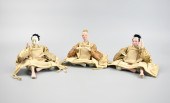 3 ANTIQUE JAPANESE SAMURAI SIT