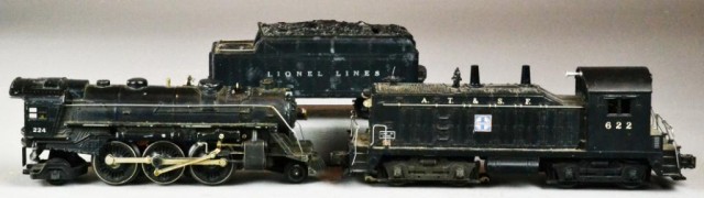 (3) Antique Lionel Engines And Coal