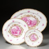 (3) ANTIQUE LUDWIGSBURG PORCEL
