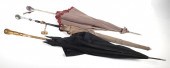 (3) ANTIQUE PARASOLS, FANCY HA