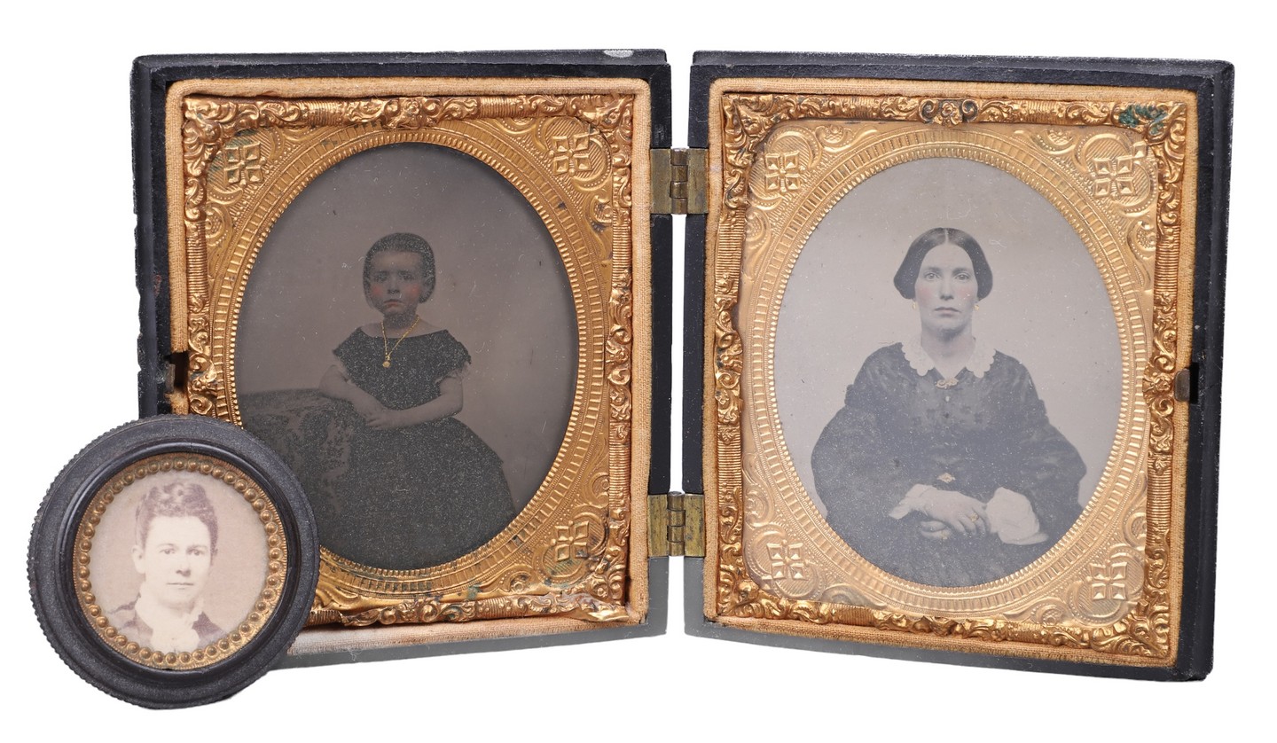 (3) Antique photographs, c/o (2)