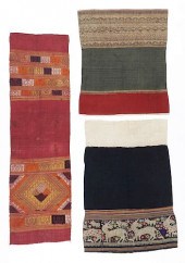 3 ANTIQUE SOUTHEAST ASIAN WOVE