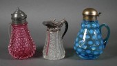(3) ANTIQUE SYRUP PITCHERS COI
