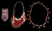 3 ANTIQUE TRIBAL ACCESSORIES,